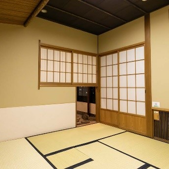 Foto's van kamer in Japanse stijl