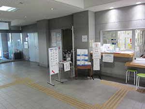 Reception desk