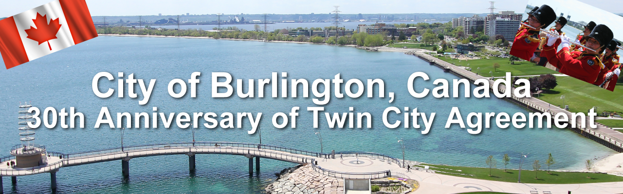 Grad Burlington, Kanada, 30. obljetnica sporazuma o bratimljenju